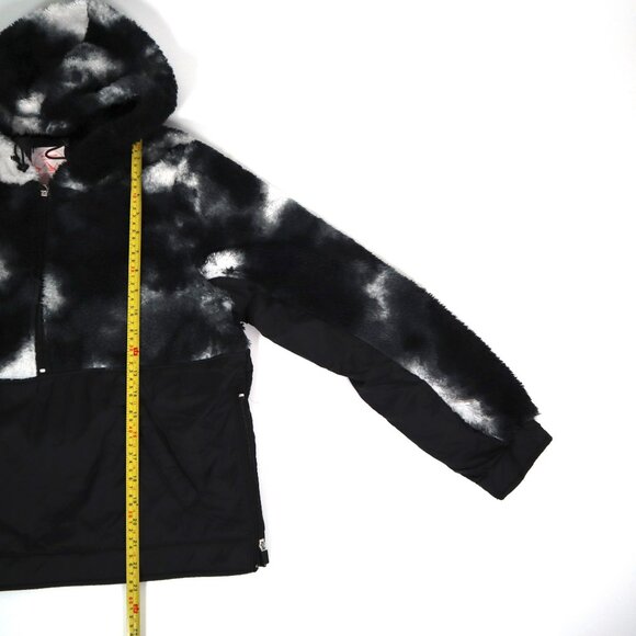 Outdoor Collection by 26 International Sherpa Jacket Side Zip Black and White LG - Picture 6 of 9
